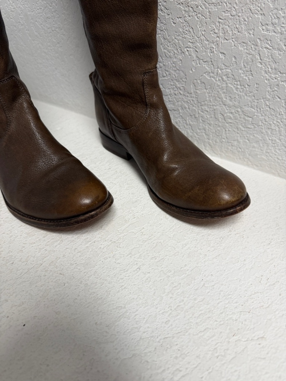 Frye Brown Leather Over-the-Knee Riding Boots 8.5 Woman’s - Picture 3 of 10